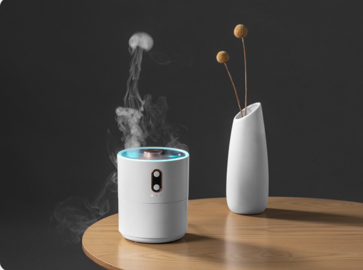 Volcanic Flame Aroma Diffuser – USB Jellyfish Humidifier & Night Light