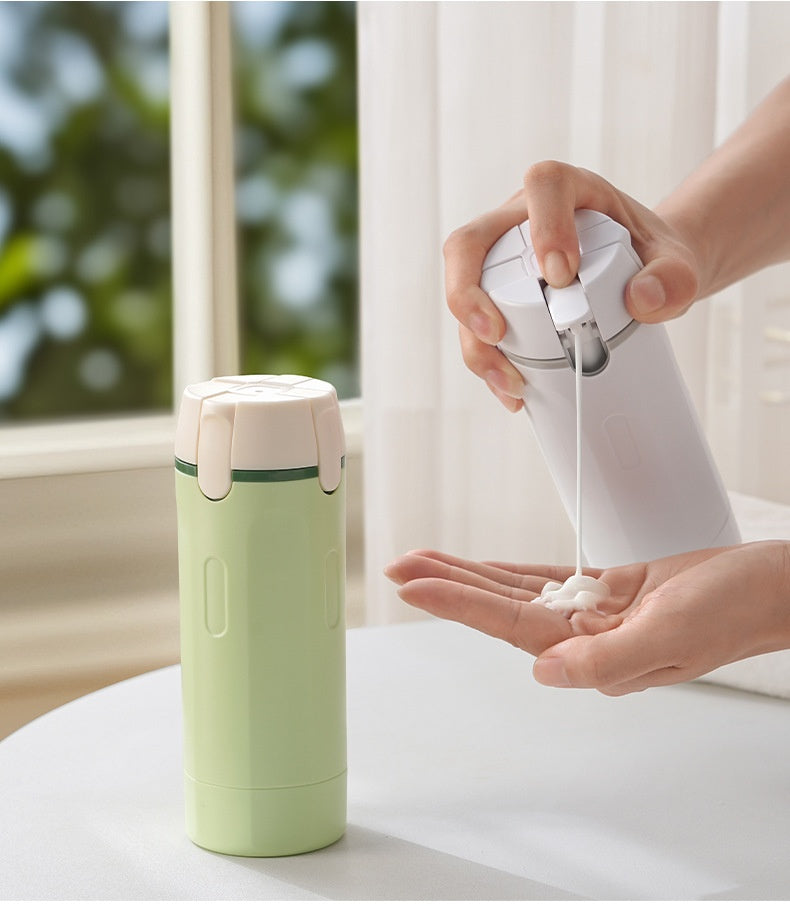 4-in-1 Travel Dispenser Bottle Set – Leak-Proof & Refillable